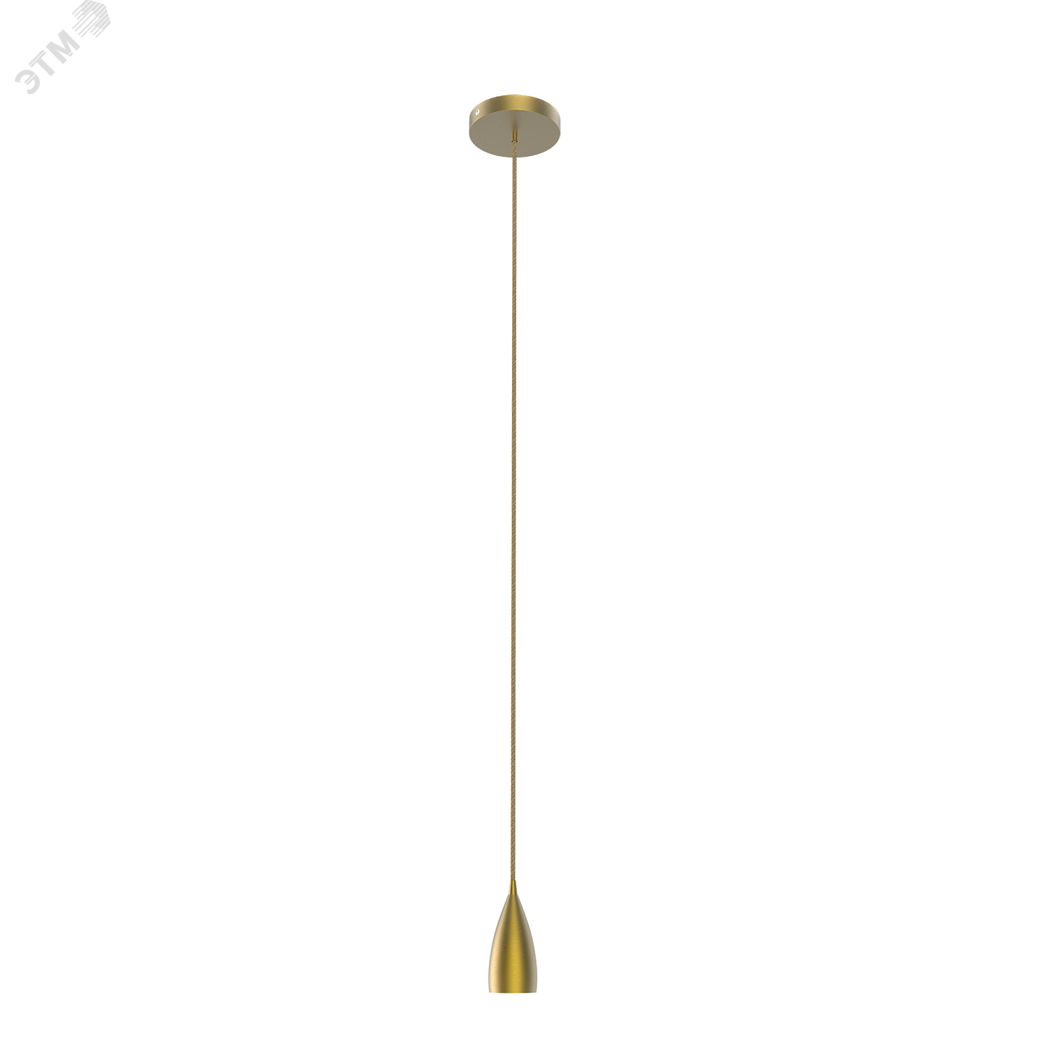 Светильник подвесной под лампу E27 1х60 Вт 200-240В IP20 1000х50 мм Бронзовый Decor