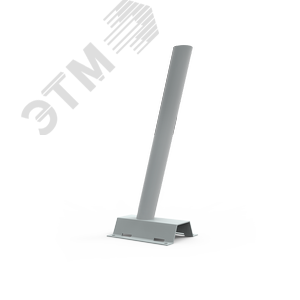 Кронштейн для уличных светильников на столб под бандажную ленту 122х150х400 D48 мм