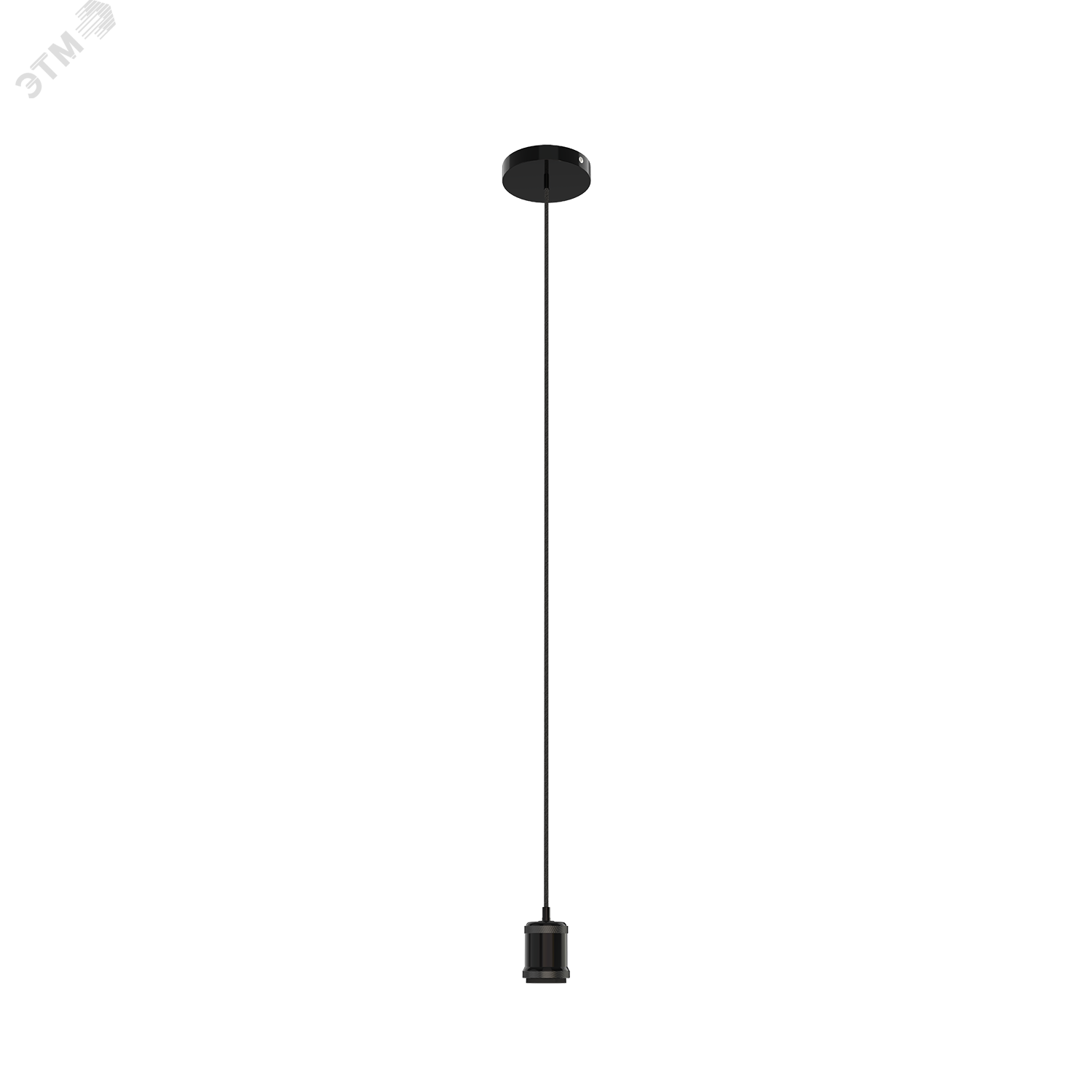 Светильник подвесной под лампу E27 1х60 Вт 200-240В IP20 1000х48 мм Черный Decor Gauss