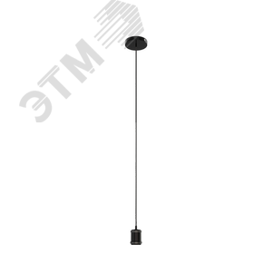 Светильник подвесной под лампу E27 1х60 Вт 200-240В IP20 1000х48 мм Черный Decor Gauss