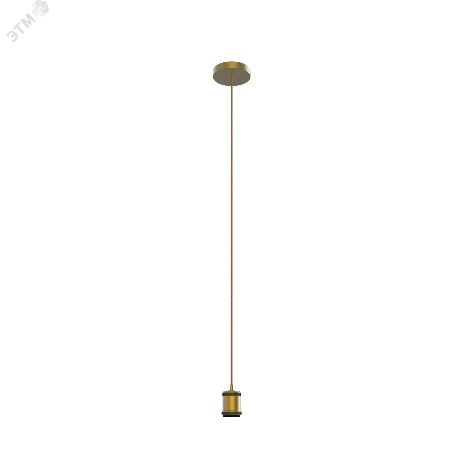 Светильник подвесной под лампу E27 1х60 Вт 200-240В IP20 1000х48 мм Бронзовый Decor Gauss