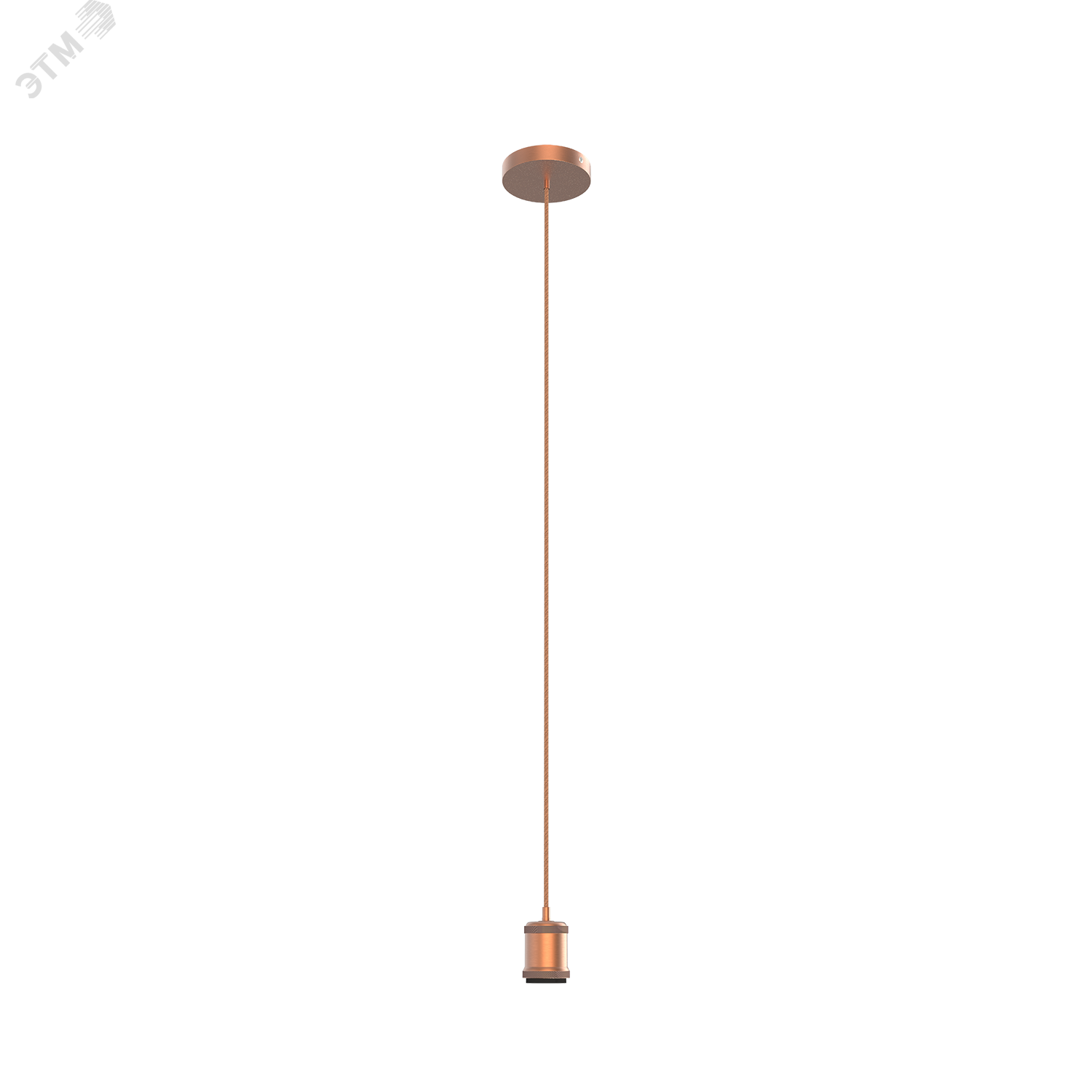 Светильник подвесной под лампу E27 1х60 Вт 200-240В IP20 1000х48 мм Медный Decor Gauss