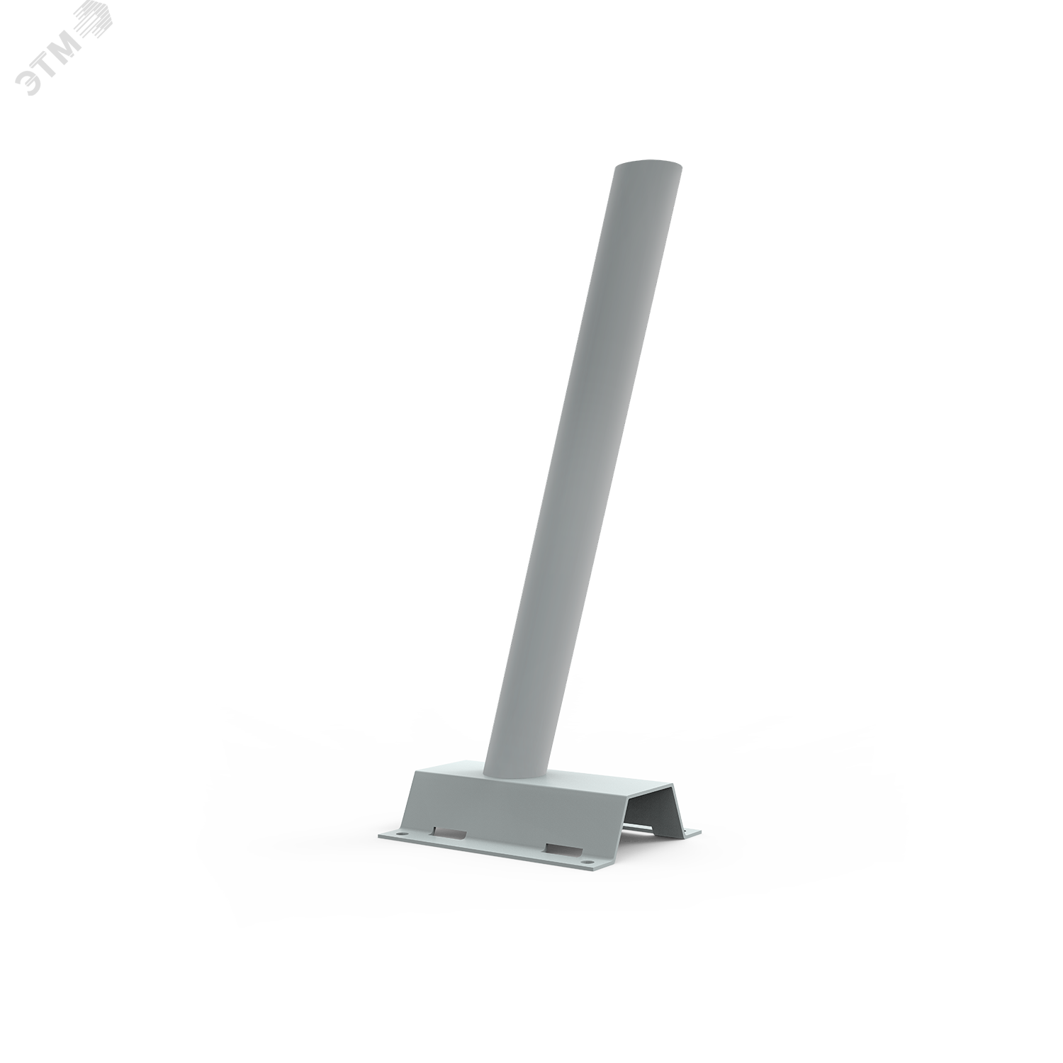 Кронштейн для уличных светильников на столб под бандажную ленту 122х150х400 D38 мм