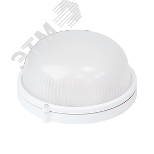 Светильник НБП под лампу E27 1х60 Вт 220-230В IP54 176х82 мм Белый Gauss