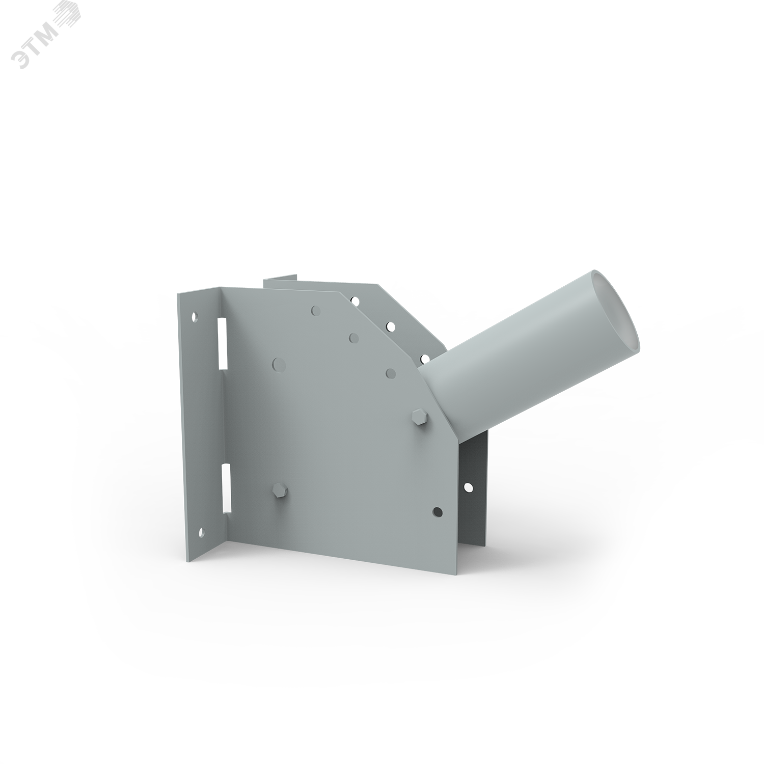 Кронштейн для уличных светильников с переменным углом 230х150х120 D38 мм