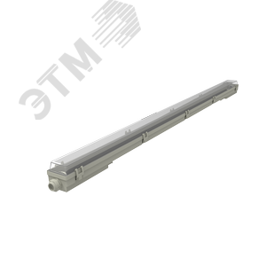 Светильник светодиодный линейный пылевлагозащищенный LED ДСП 1276х60х55 мм IP65 под LED лампу Т8 G13 1х1200 мм INDUSTRY