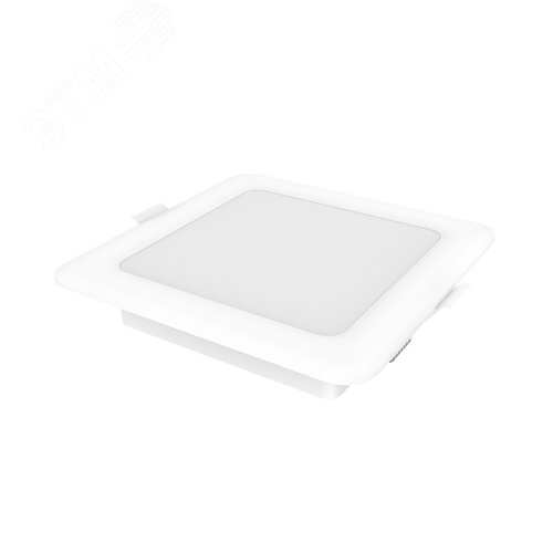 Светильник светодиодный ДВО 9 Вт 4000К 720 лм 170-260В IP20 120х120х26мм монт разм 90х90мм Пластик Elementary Gauss