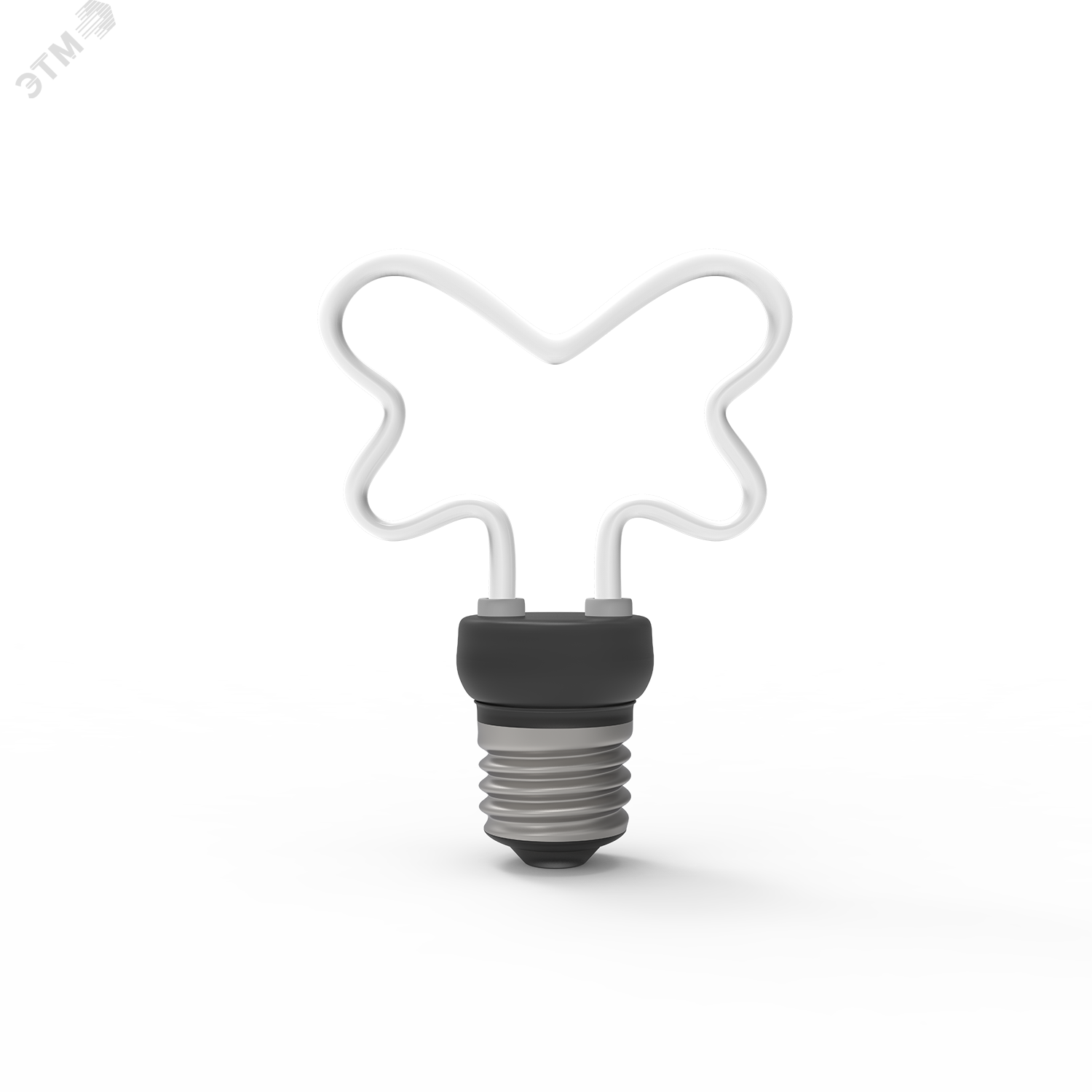 Лампа светодиодная филаментная LED 4 Вт 330 лм 2700К AC185-265В E14 контурная Artline Свеча теплая матовая колба Black Filament Gauss