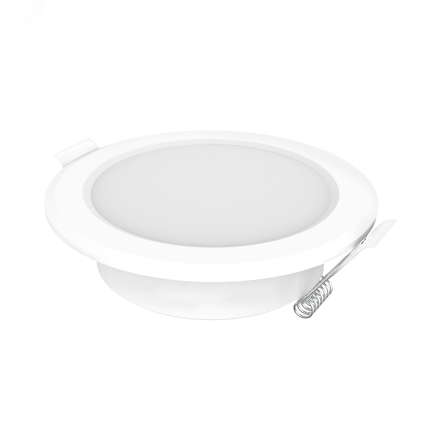 Светильник светодиодный ДВО 5 Вт 4000К 400 лм 170-260В IP20 D95х26мм монт d75мм Пластик Elementary Gauss