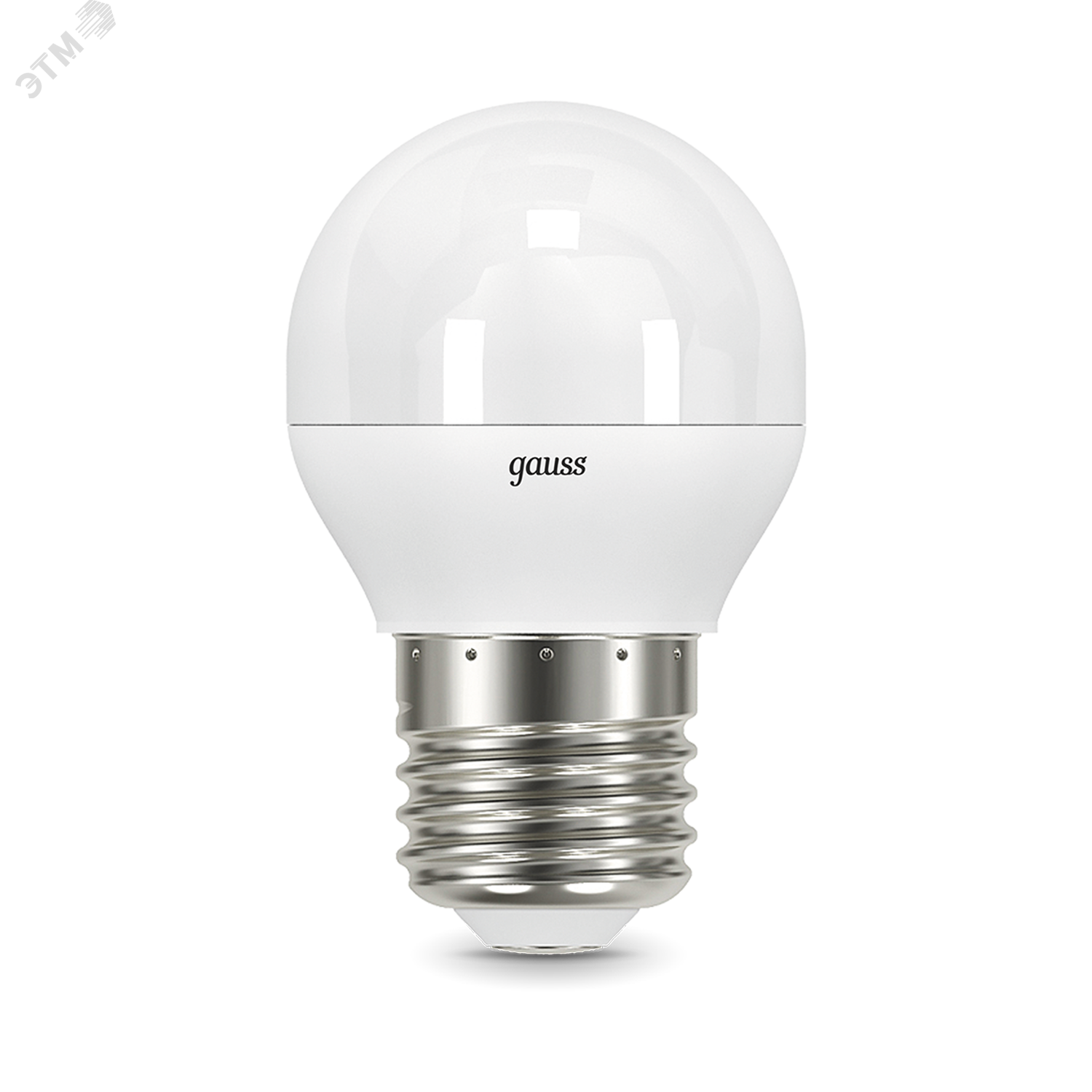 Лампа светодиодная LED 7 Вт 550 лм 4100К AC150-265В E27 шар P45 нейтральный шаговое диммирование выключателем Black