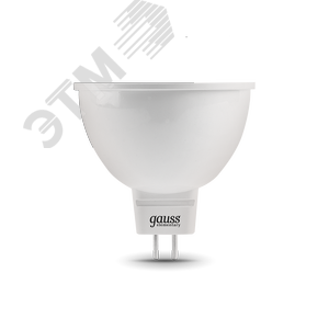 Лампа светодиодная LED 9 Вт 660 лм 4100К AC180-240В GU5.3 софит MR16 нейтральный  Elementary Gauss