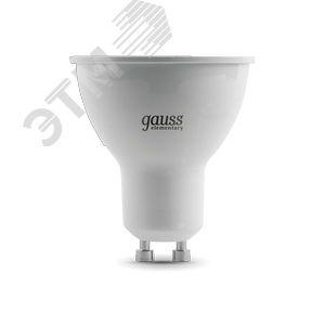 Лампа светодиодная LED 9 Вт 660 лм 4100К AC180-240В GU10 софит MR16 нейтральный  Elementary Gauss