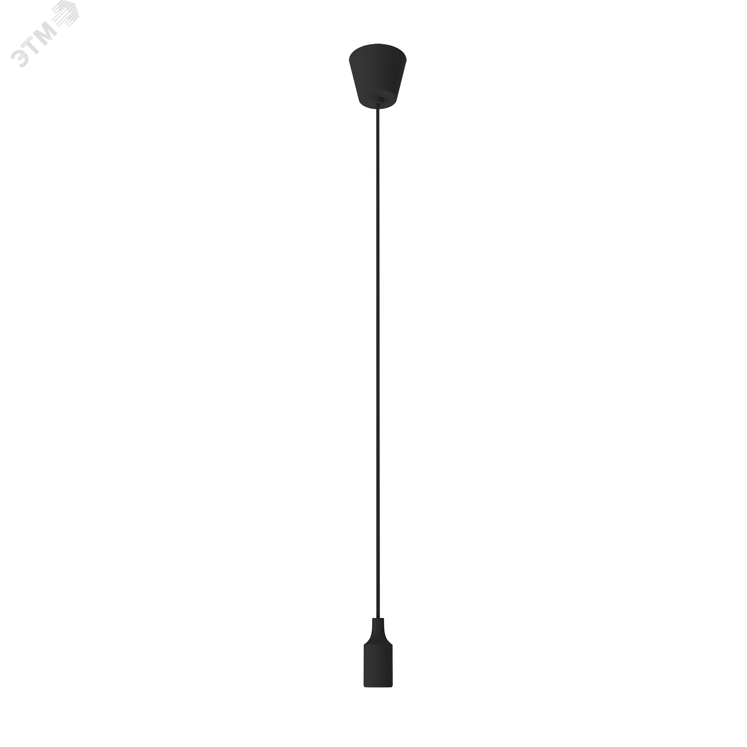 Светильник подвесной под лампу E27 1х60 Вт 200-240В IP20 1000х40 мм Черный Decor Gauss