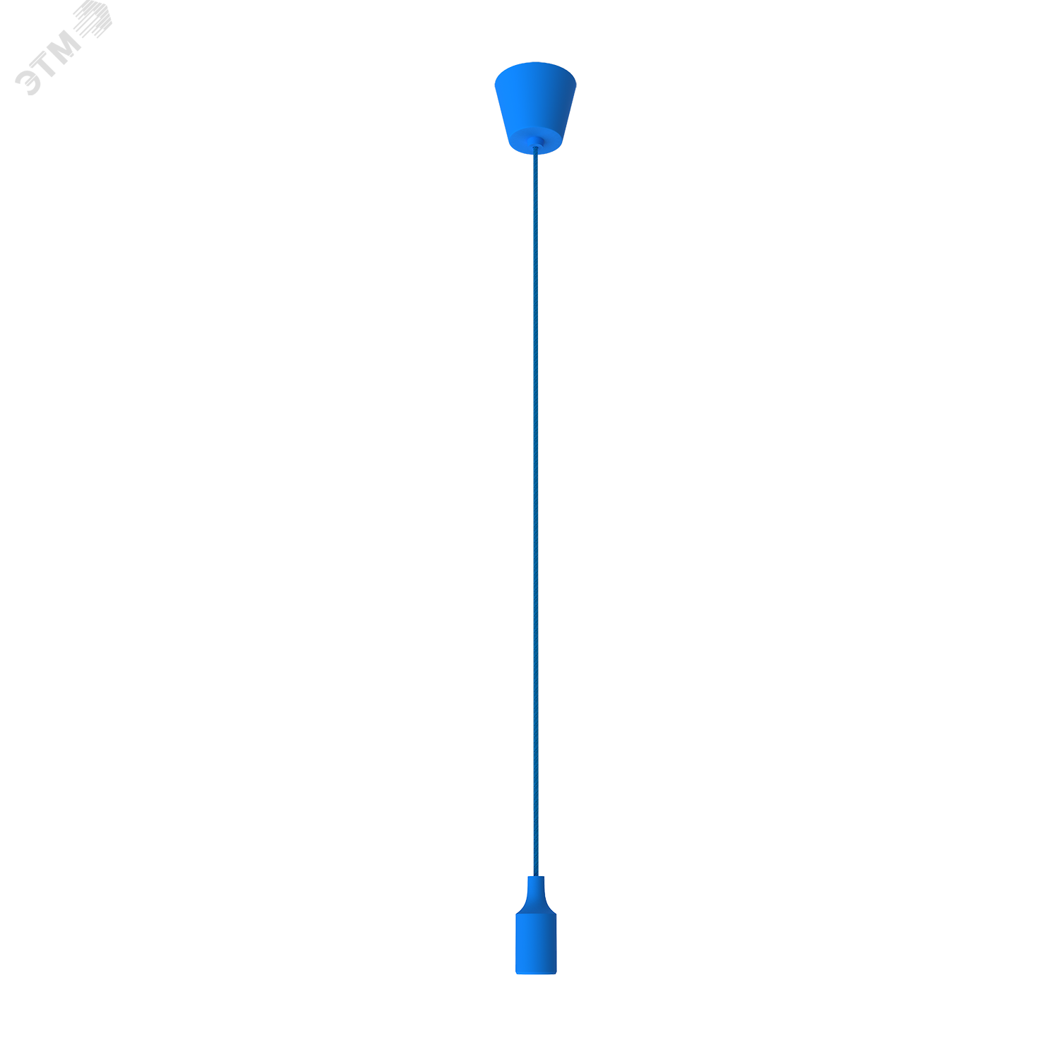 Светильник подвесной под лампу E27 1х60 Вт 200-240В IP20 1000х40 мм Голубой Decor