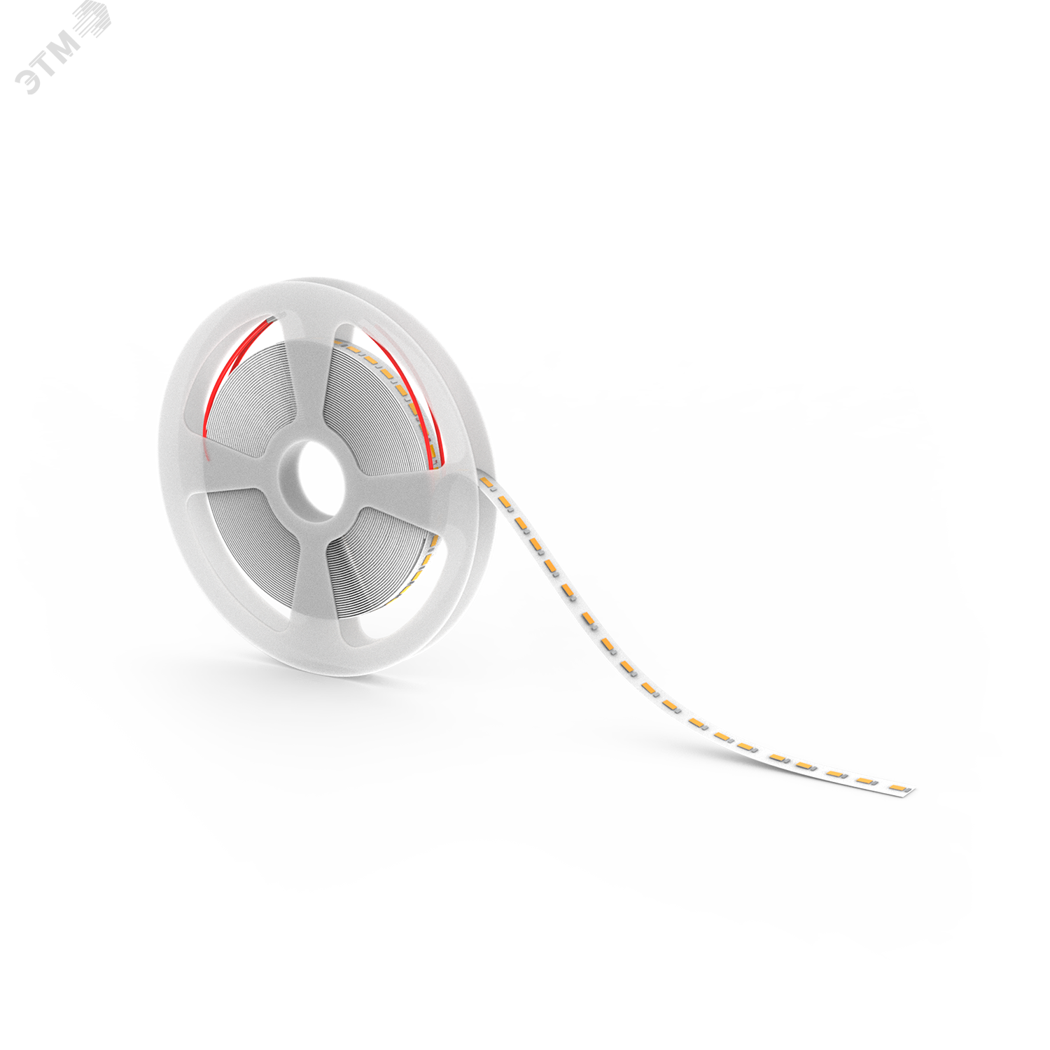 Лента светодиодная LED 2835/120-SMD 10 Вт/м 700 Лм/м 3000К теплый белый IP20 12 В DC 8 мм (катушка 2 м) Basic Gauss