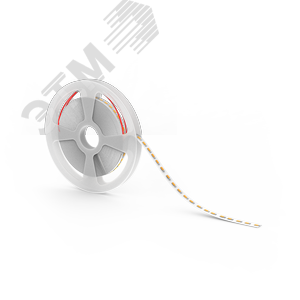 Лента светодиодная LED 2835/120-SMD 10 Вт/м 700 Лм/м 3000К теплый белый IP20 12 В DC 8 мм (катушка 2 м) Basic Gauss
