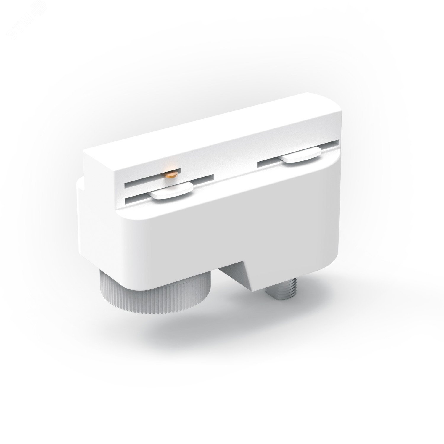 Адаптер универсальный для подключения светильника к трековой системе белый однофазный