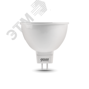 Лампа светодиодная LED 5.5 Вт 470 лм 6500К AC180-240В GU5.3 софит MR16 холодная  Elementary Gauss