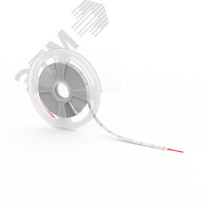 Лента светодиодная LED 2835/60-SMD 4,8 Вт/м 312 Лм/м 3000К теплый белый IP20 12 В DC 8 мм (катушка 2 м) Basic Gauss