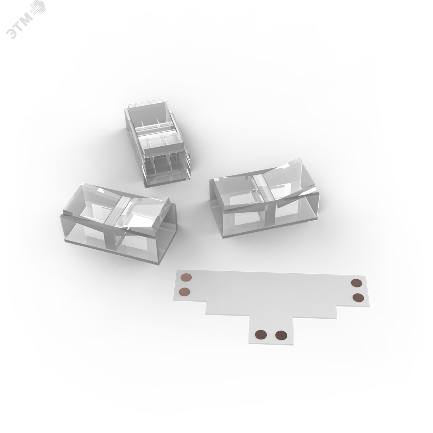 Набор коннекторов Т образный коннектор 3 клипсы 8-10 мм IP20 Basic