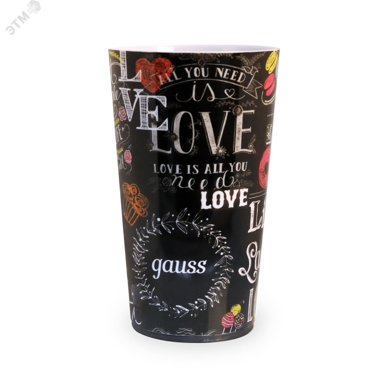 Стакан с подсветкой модель Romantic 3XLR44 LED LCUP Gauss