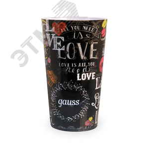 Стакан с подсветкой модель Romantic 3XLR44 LED LCUP Gauss