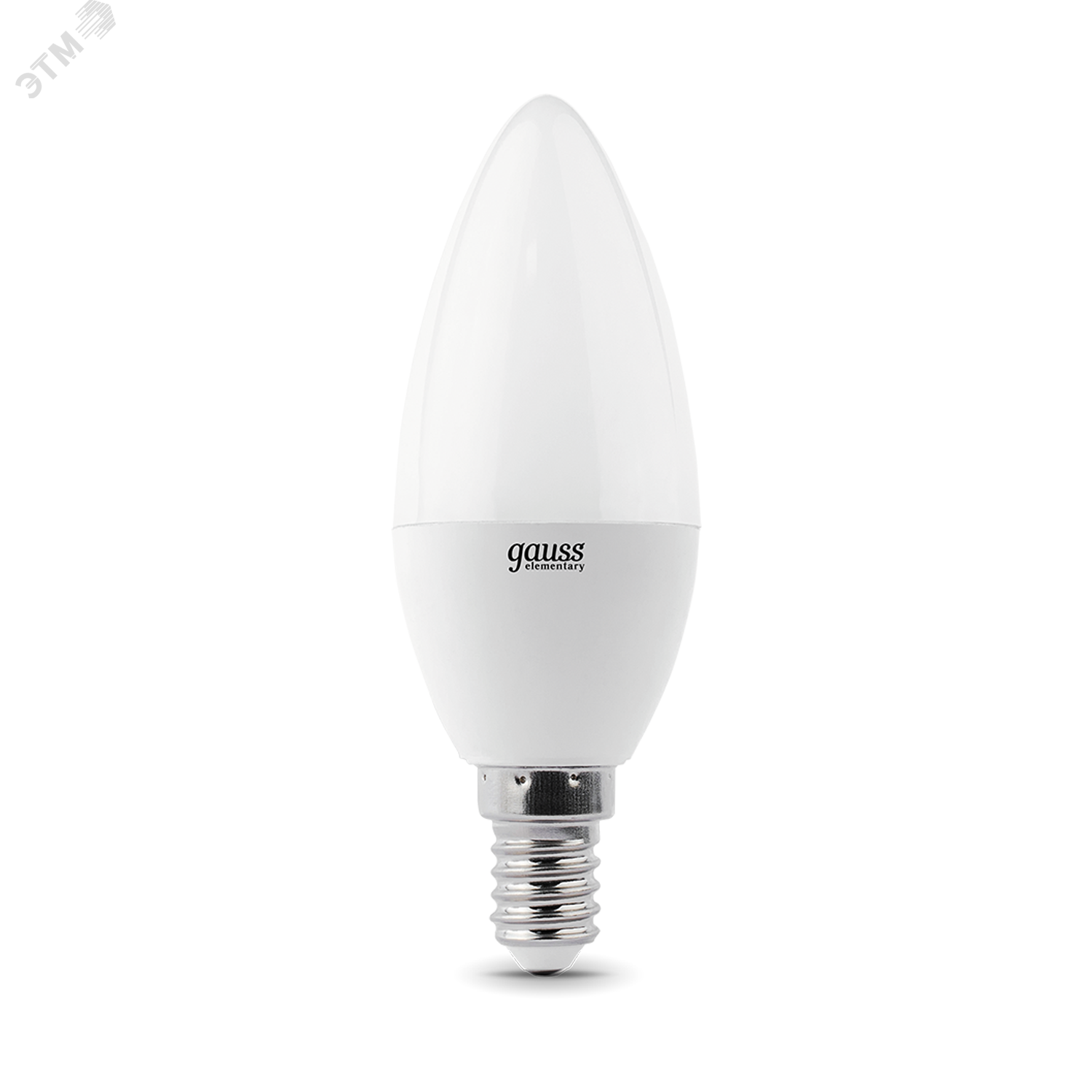 Лампа светодиодная LED 8 Вт 560 лм 6500К AC180-240В E14 свеча холодная Elementary