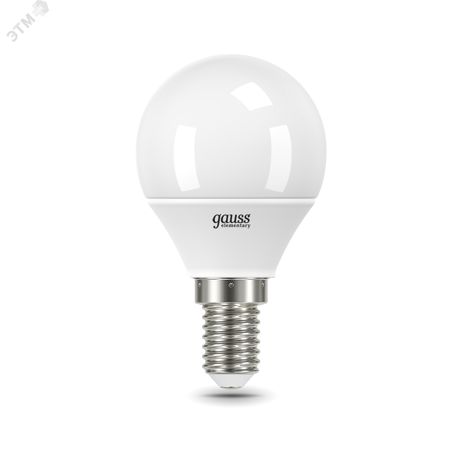 Лампа светодиодная LED 8 Вт 520 лм 3000К AC180-240В E14 шар P45 теплая Elementary
