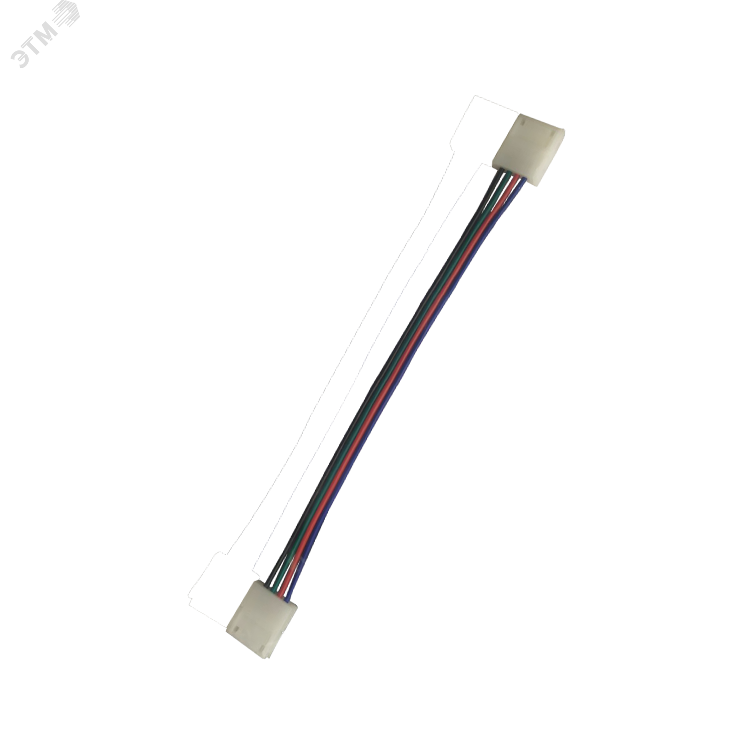 Коннектор для LED ленты 10 мм RGB 5050 IP65 Gauss Basic