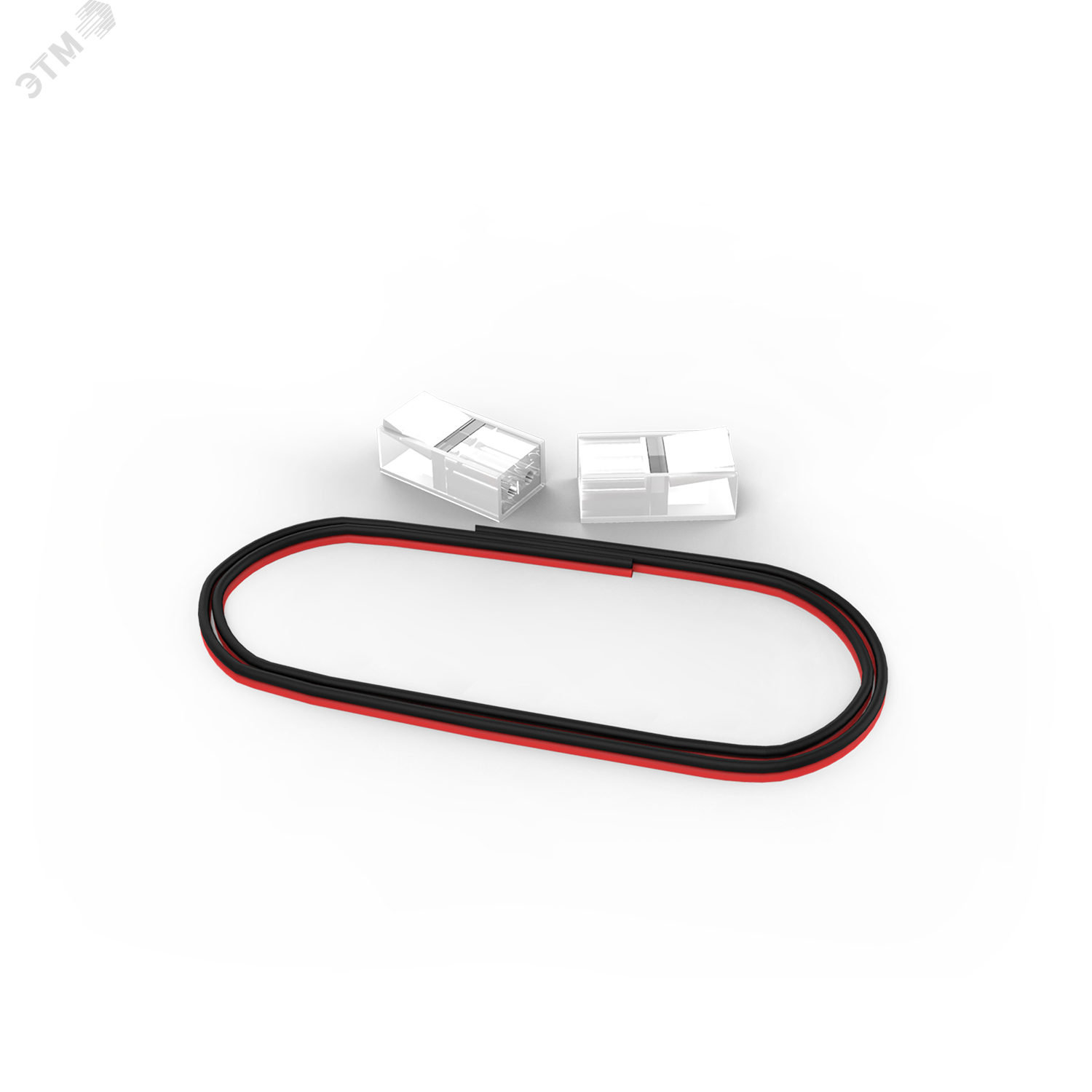 Набор коннекторов 2 клипсы провод 30 мм 8-10 мм IP20 Basic