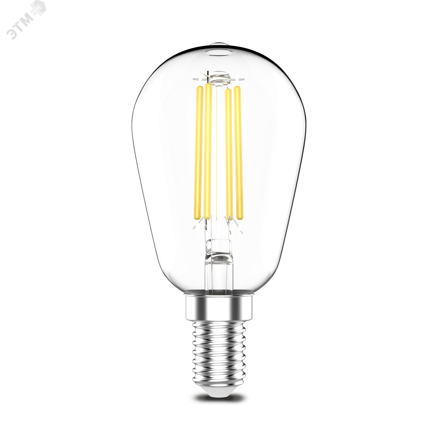 Лампа светодиодная филаментная LED 4.5 Вт 470 лм 2700К AC180-240В E14 ST45 теплая Basic