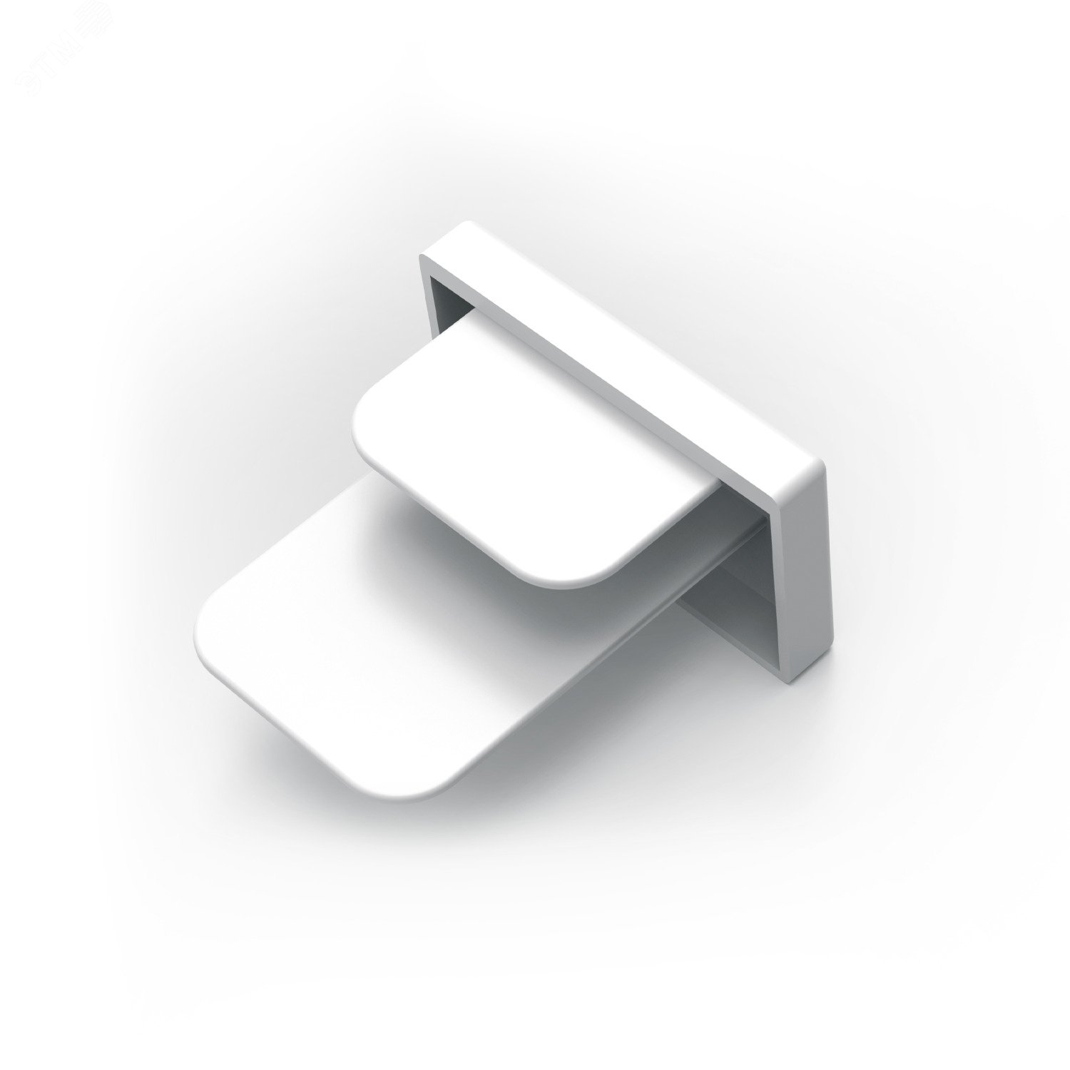 Заглушка для трекового шинопровода белый однофазный Gauss