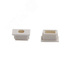 Заглушки для врезного профиля светодиодной ленты (2 заглушки в пакете)