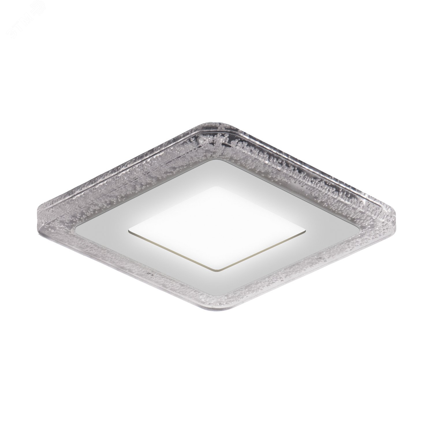 Светильник светодиодный встраиаемый LED ДВО 3+3 Вт 350 Лм 4000К IP20 d103х31 мм монт d80 мм Bubbles