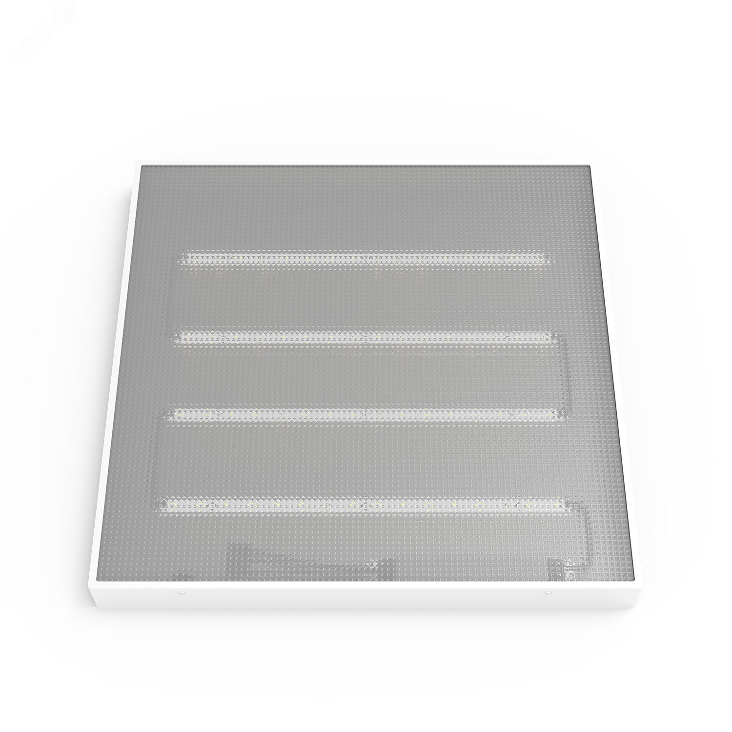 Светильник светодиодный универсальный LED ДВО 30 Вт MiR 3700 Лм 6500К 595х595х50 мм IP40 призма