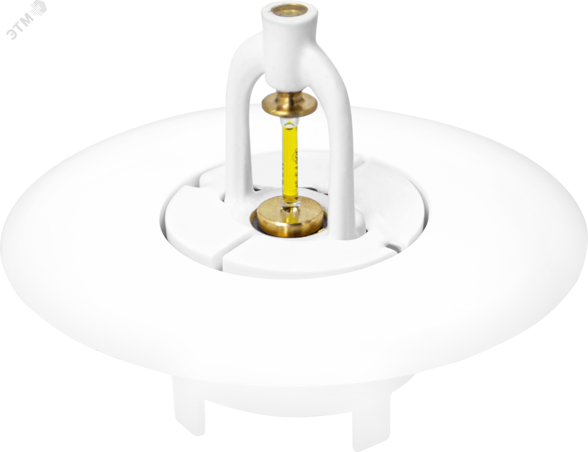 Цоколь фасонный пластиковый белый R 1/2 для       углубленного монтажа оросителей