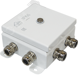 Коробка монтажная огнестойкая Коробка             КМ-О(8к-6)-IP66-1212-С(К6-12)-Е(МР6-12х15)-Н(К6-12