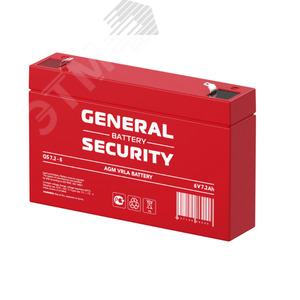 Аккумулятор GS 6В 7,2Ач