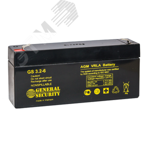 Аккумулятор GS 6В 3,2Ач