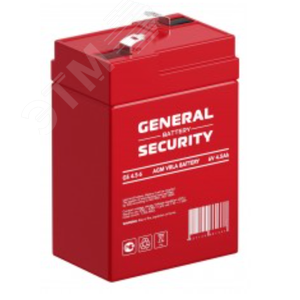 Аккумулятор GS 6В 4,5Ач