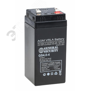 Аккумулятор GS 4В 4Ач