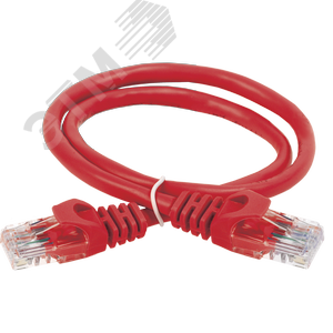 Шнур коммутационный (патч-корд) кат.5Е UTP 1м красный GENERICA