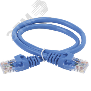 Шнур коммутационный (патч-корд) кат.5Е UTP 1м синий GENERICA