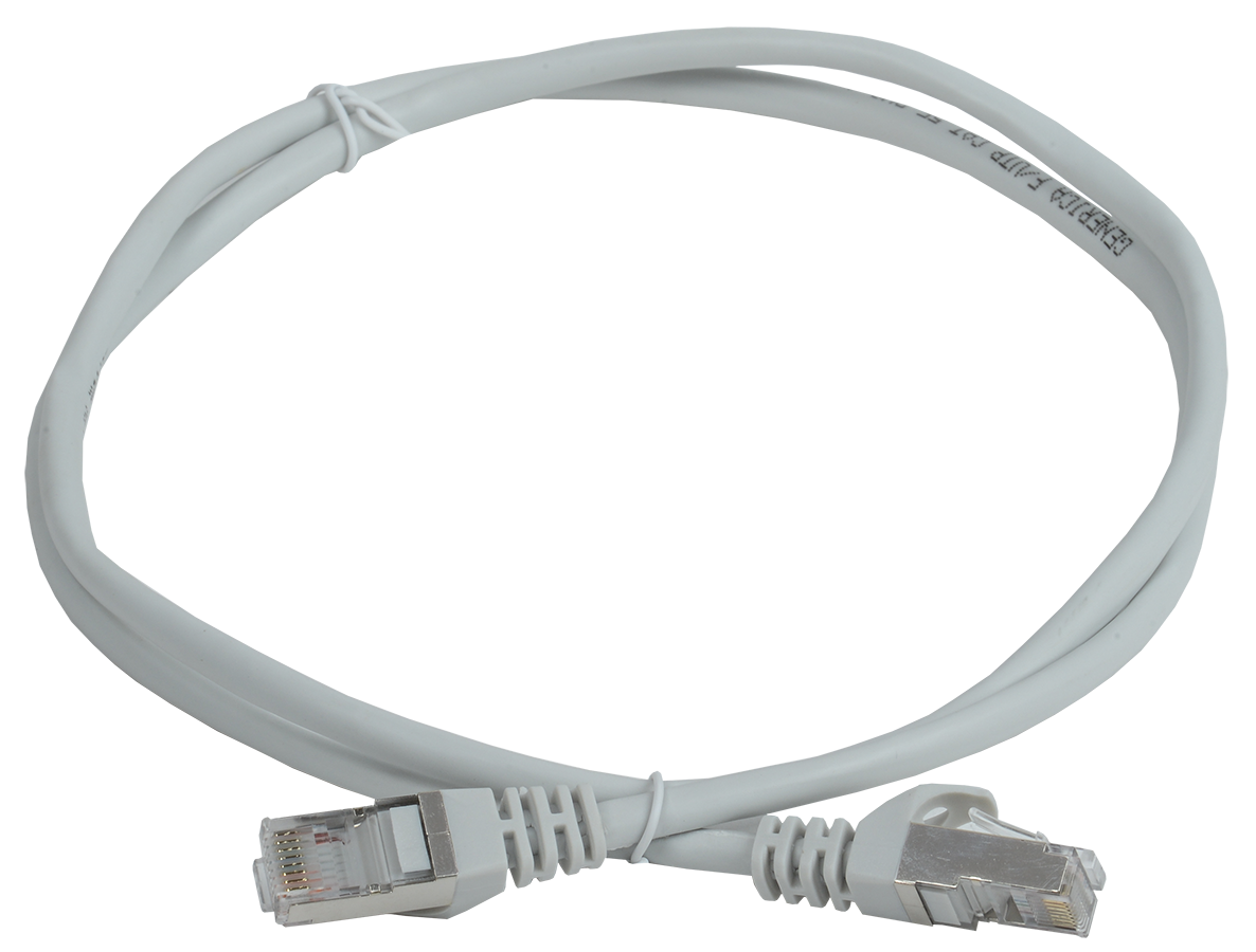 Шнур коммутационный (патч-корд) кат.5E FTP 0,5м серый GENERICA
