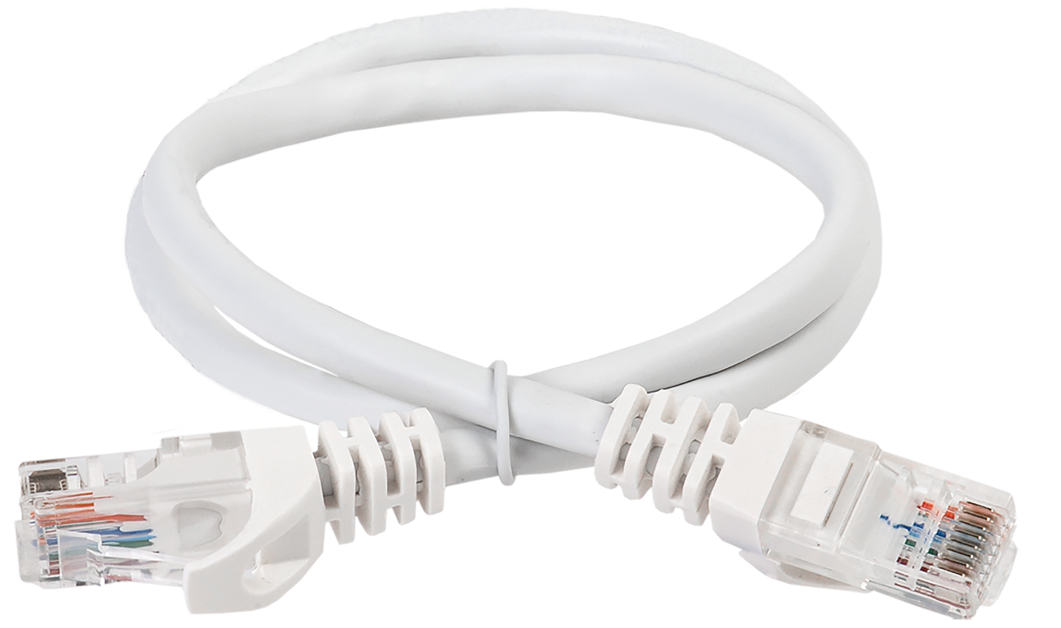 Шнур коммутационный (патч-корд) кат.5Е UTP 1м белый GENERICA