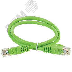 Шнур коммутационный (патч-корд) кат.5Е UTP 0,5м зеленый GENERICA