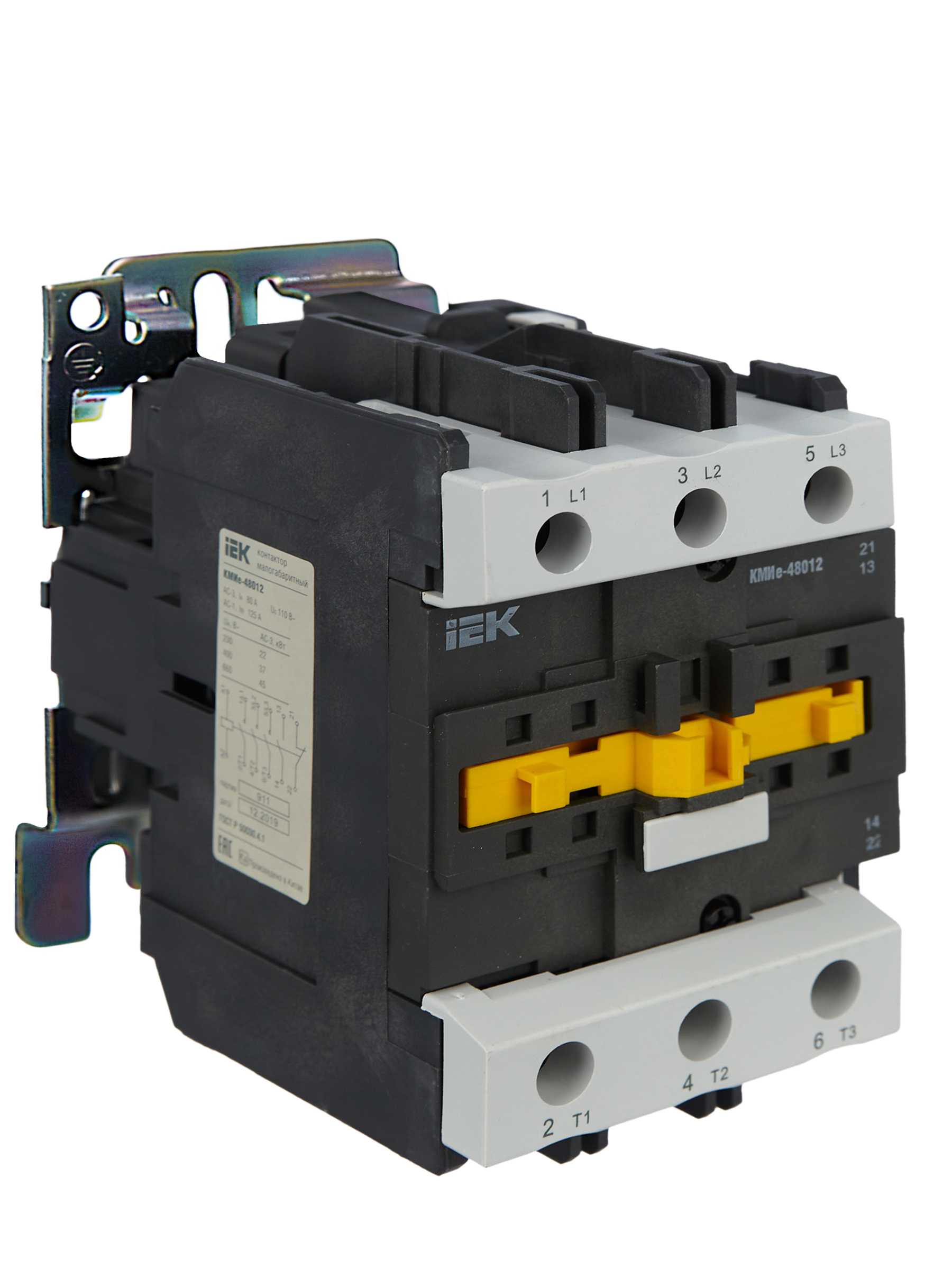 Контактор КМИе-48012 80А 110В/АС3 1NO;1NC GENERICA