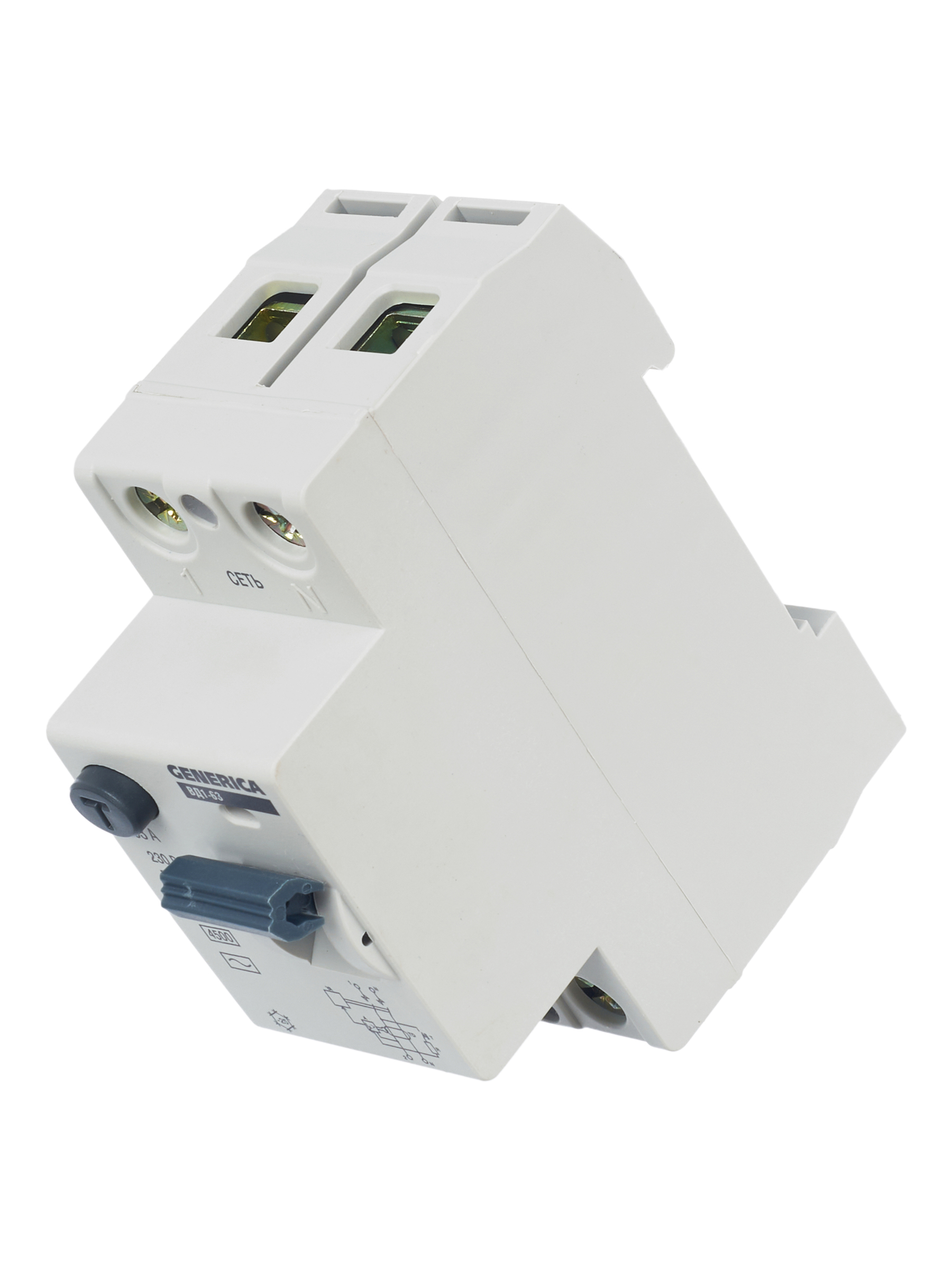 Выключатель дифференциальный (УЗО) ВД1-63 2Р 63А 30мА GENERICA