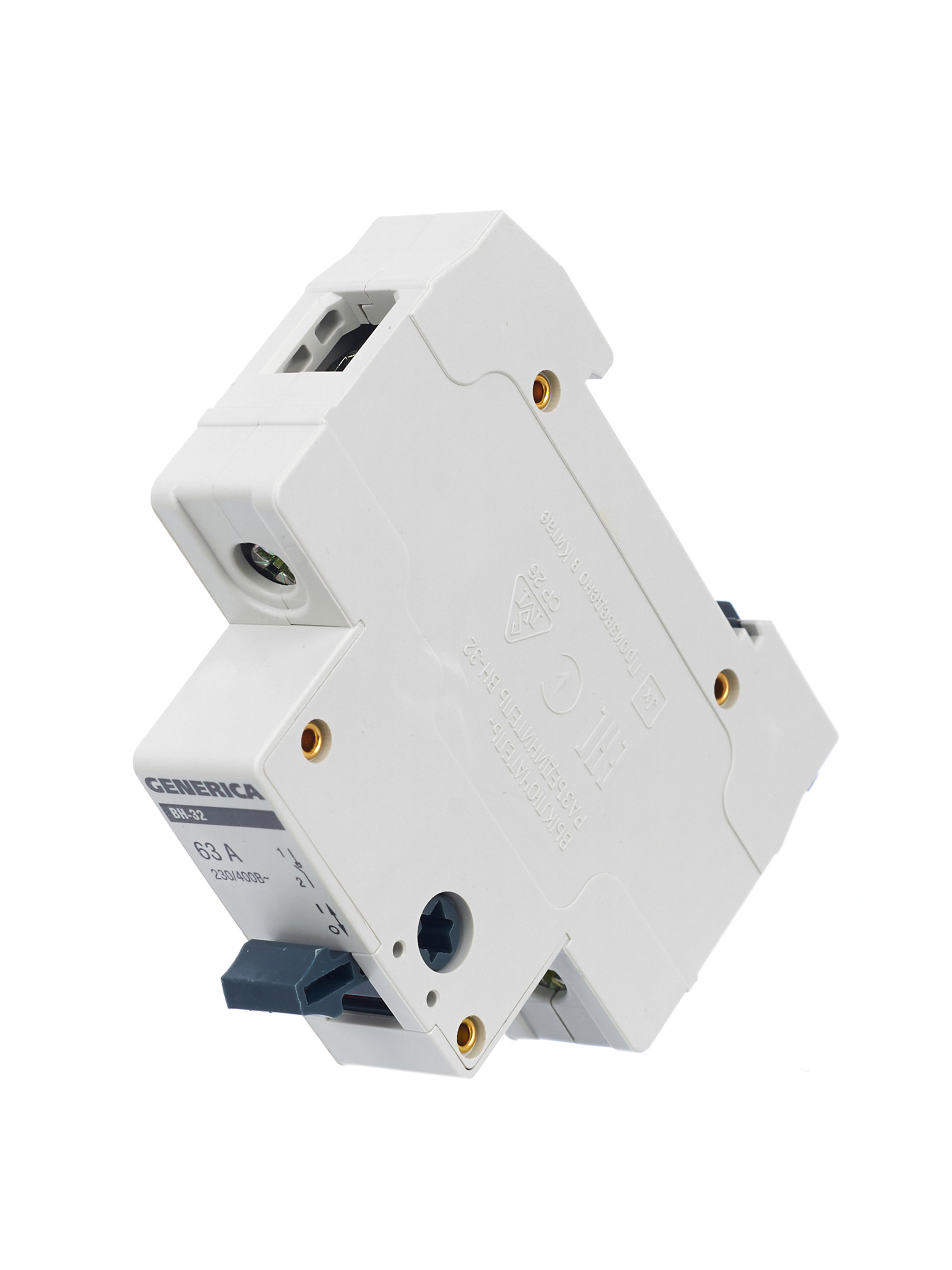 Выключатель нагрузки (мини-рубильник) ВН-32 1Р 63А GENERICA