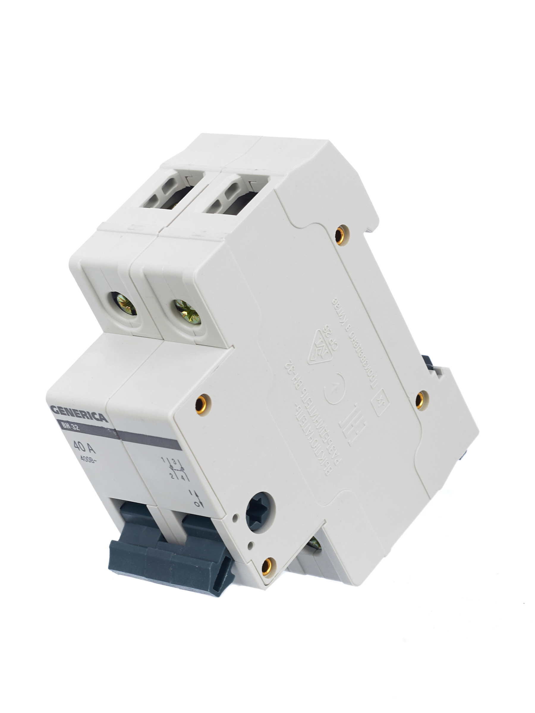 Выключатель нагрузки (мини-рубильник) ВН-32 2Р 40А GENERICA